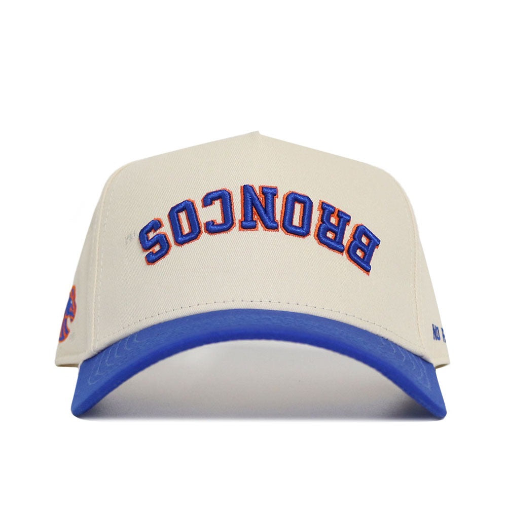 Upside Down BRONCOS Hat - Boise State-Classic Colors - No Rivals
