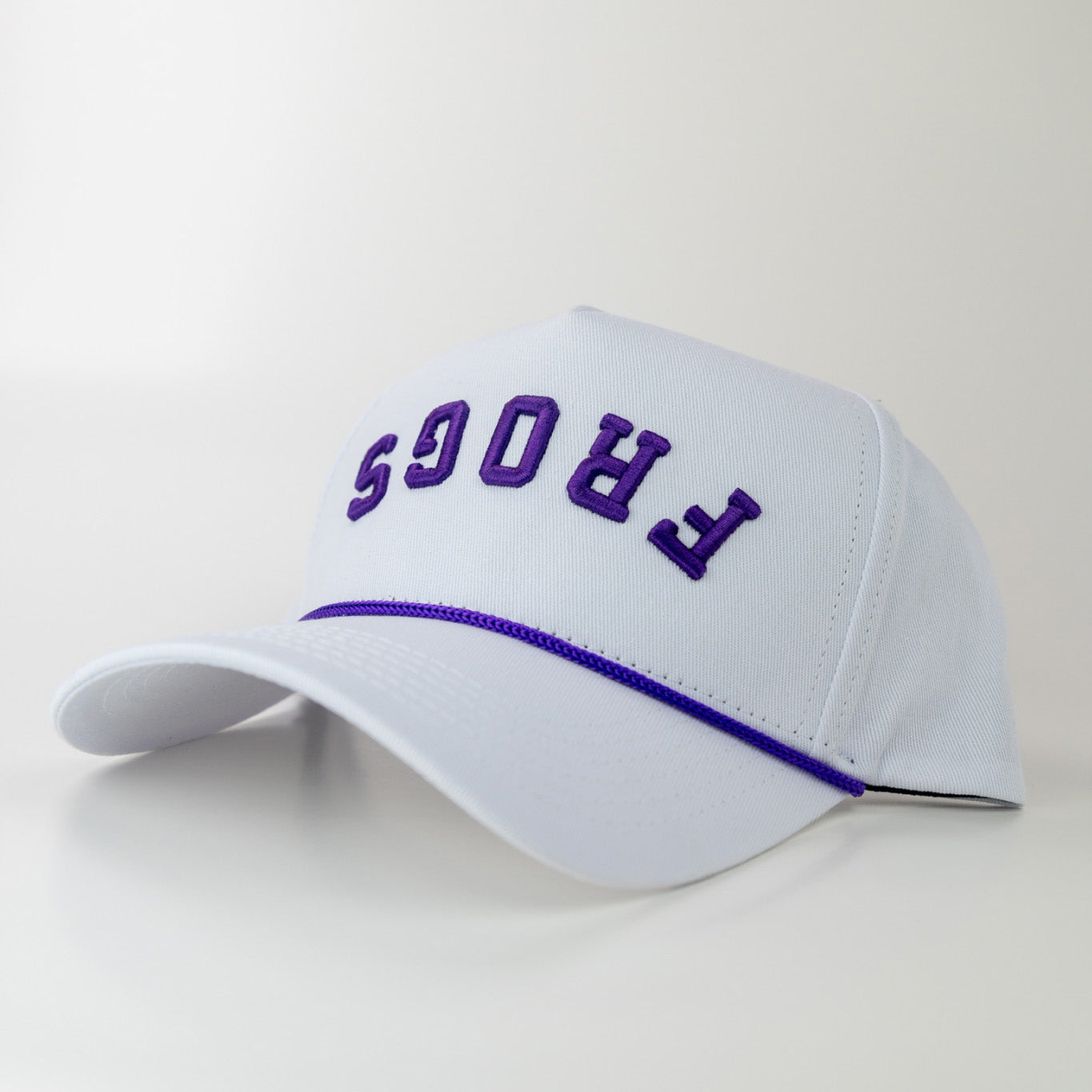 Upside Down FROGS Hat - TCU - Whiteout - No Rivals