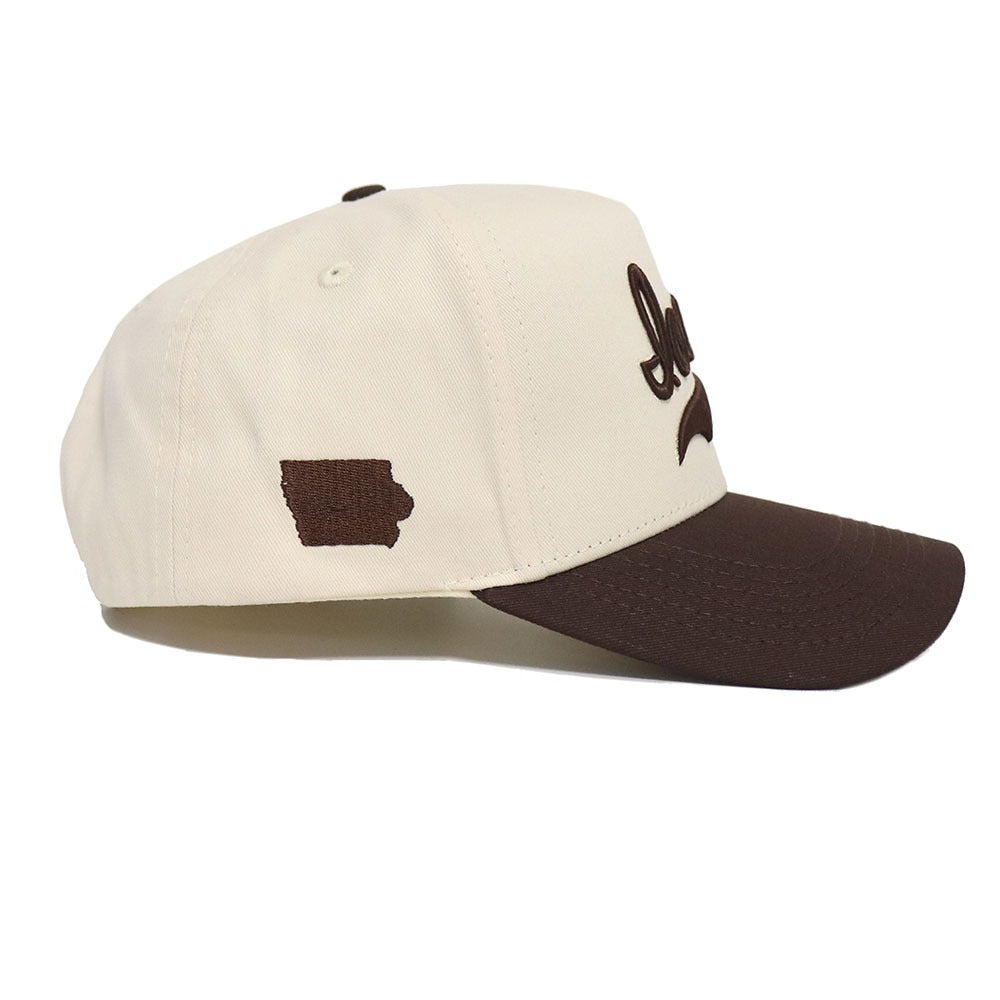 Iowa Script Espresso Hat - No Rivals