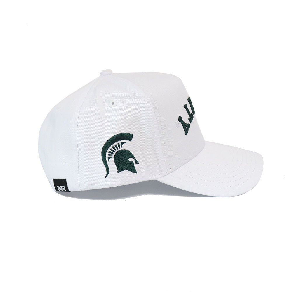 Michigan State SPARTY Hat - Whiteout - No Rivals