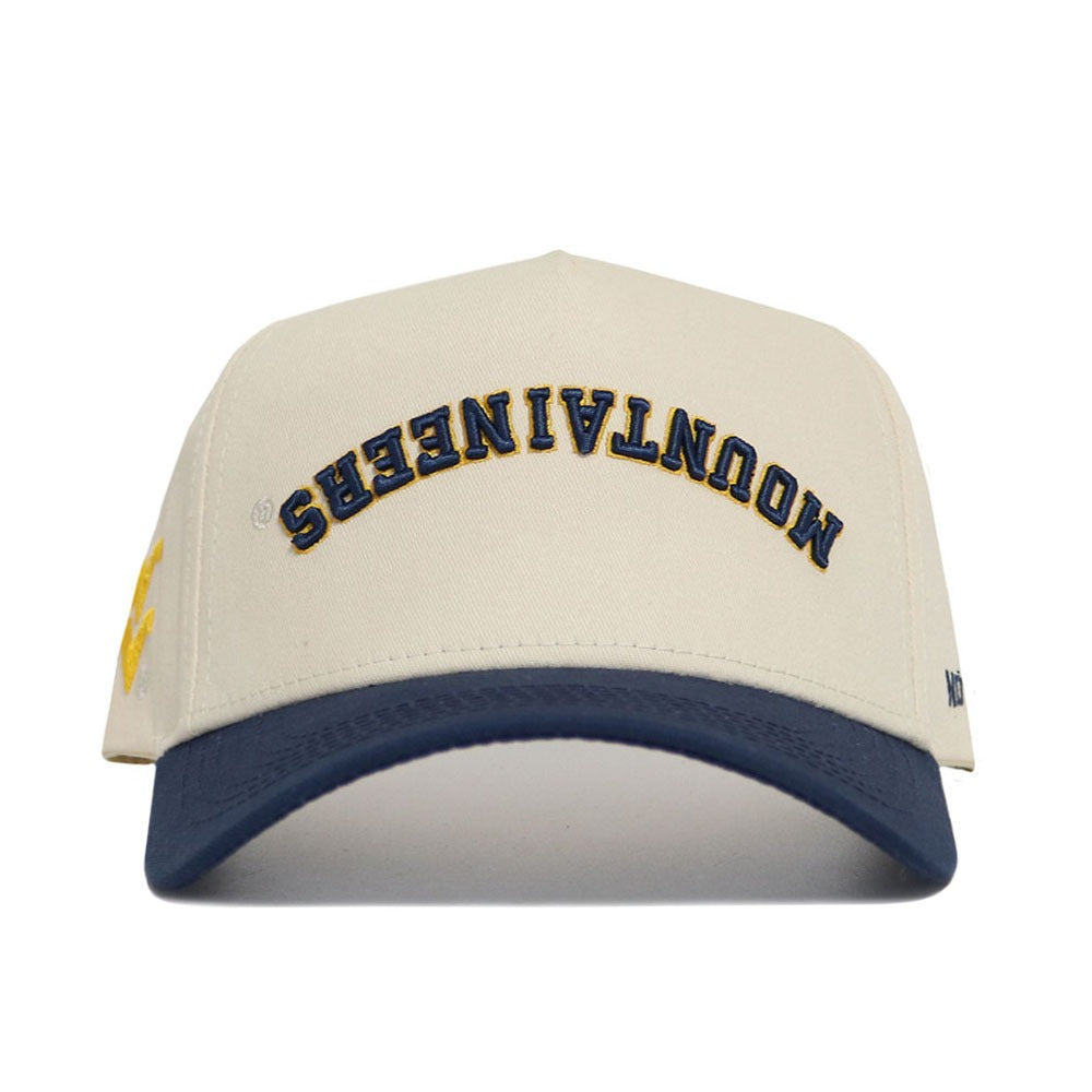 Upside Down MOUNTAINEERS Hat - WVU - Classic Colors - No Rivals