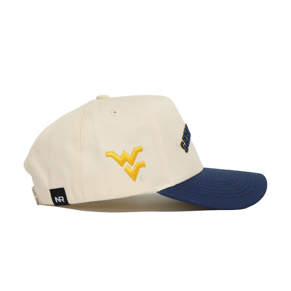 Upside Down MOUNTAINEERS Hat - WVU - Classic Colors - No Rivals