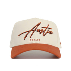 Austin Script Hat - Classic Orange - No Rivals
