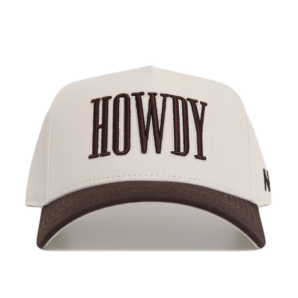 HOWDY Block Hat - Espresso - No Rivals