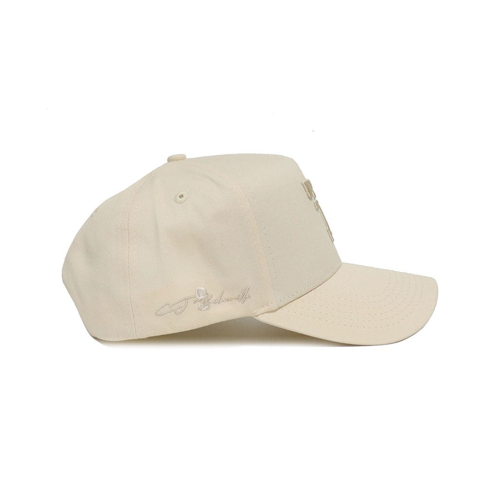 Texas Tech Creme NIL Hat - CJ Baskerville - No Rivals