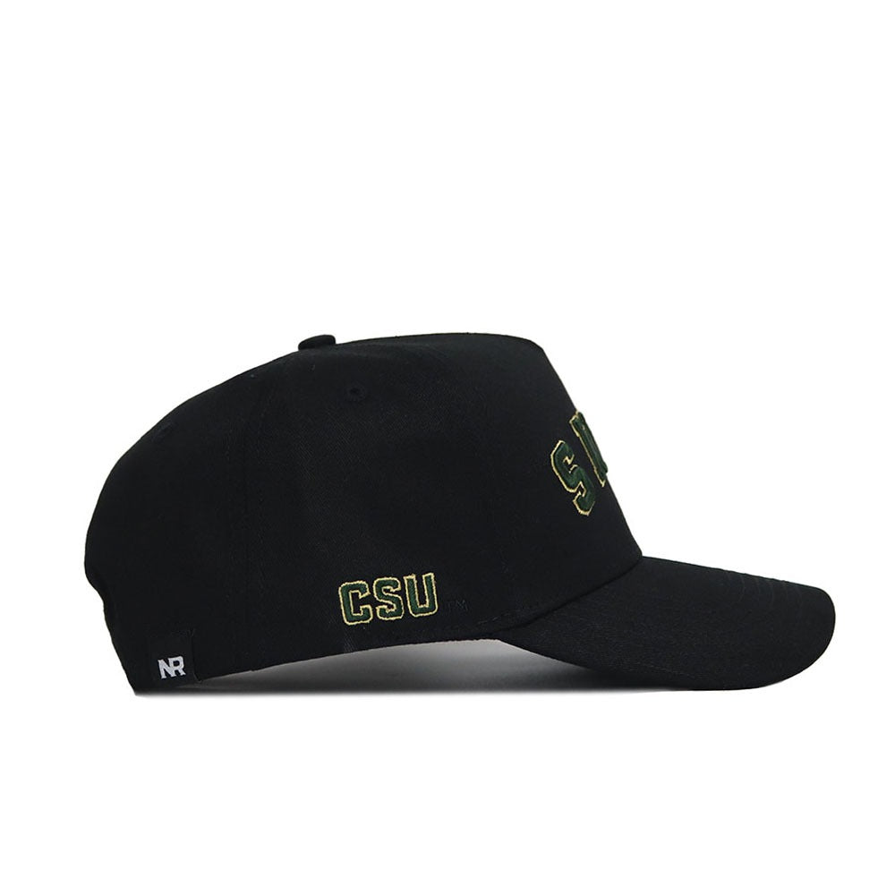 Upside Down RAMS Hat - Colorado State - Blackout - No Rivals