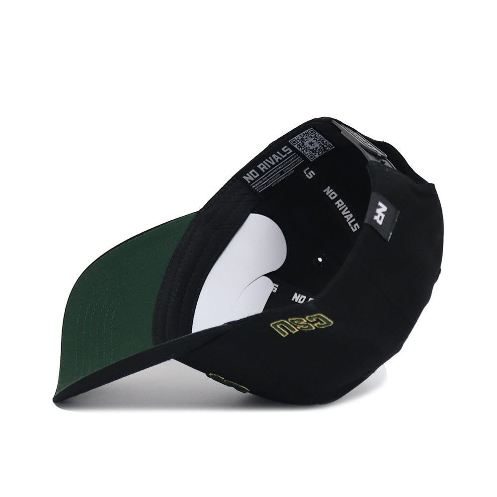 Upside Down RAMS Hat - Colorado State - Blackout - No Rivals