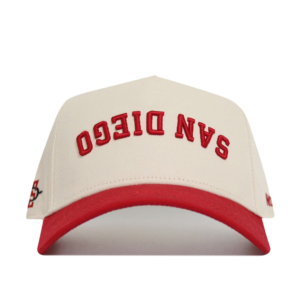 Upside Down SAN DIEGO Hat - Classic Colors - No Rivals