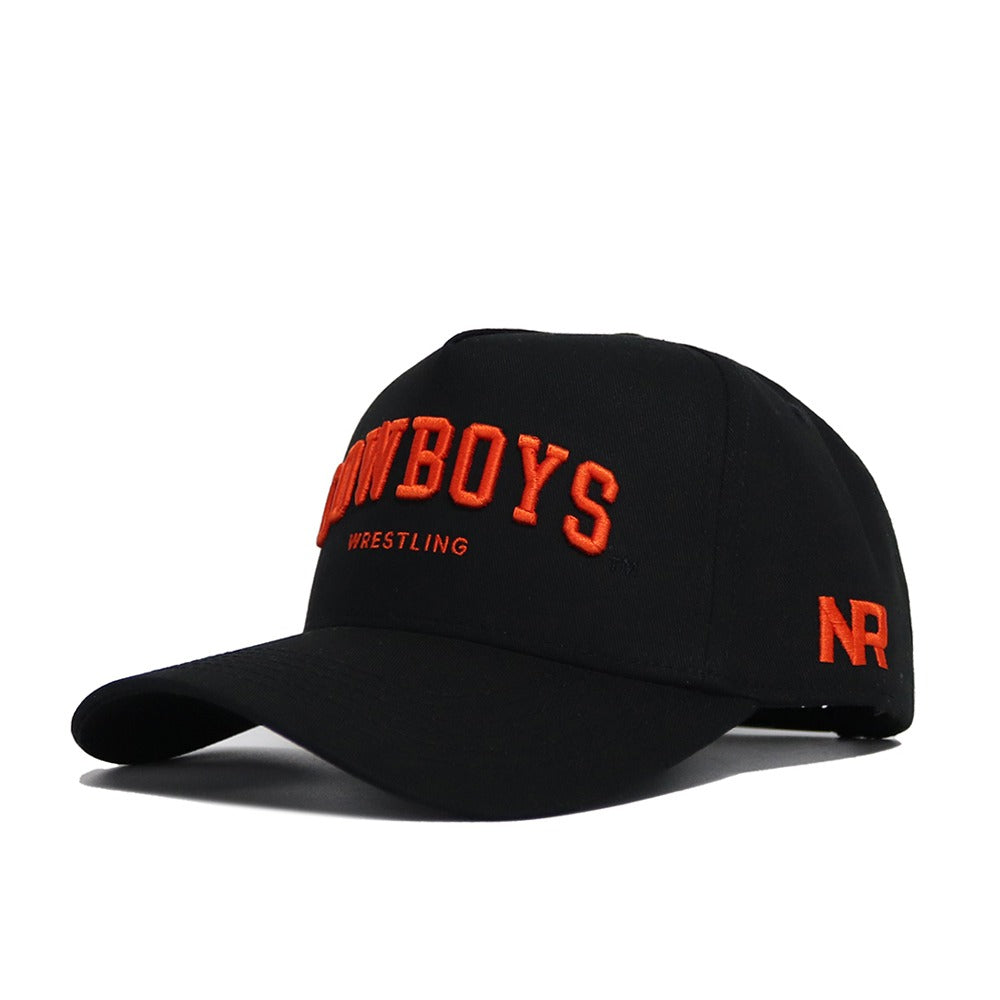 Oklahoma State Wrestling Hat - Blackout - No Rivals