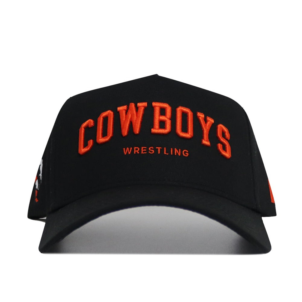 Oklahoma State Wrestling Hat - Blackout - No Rivals