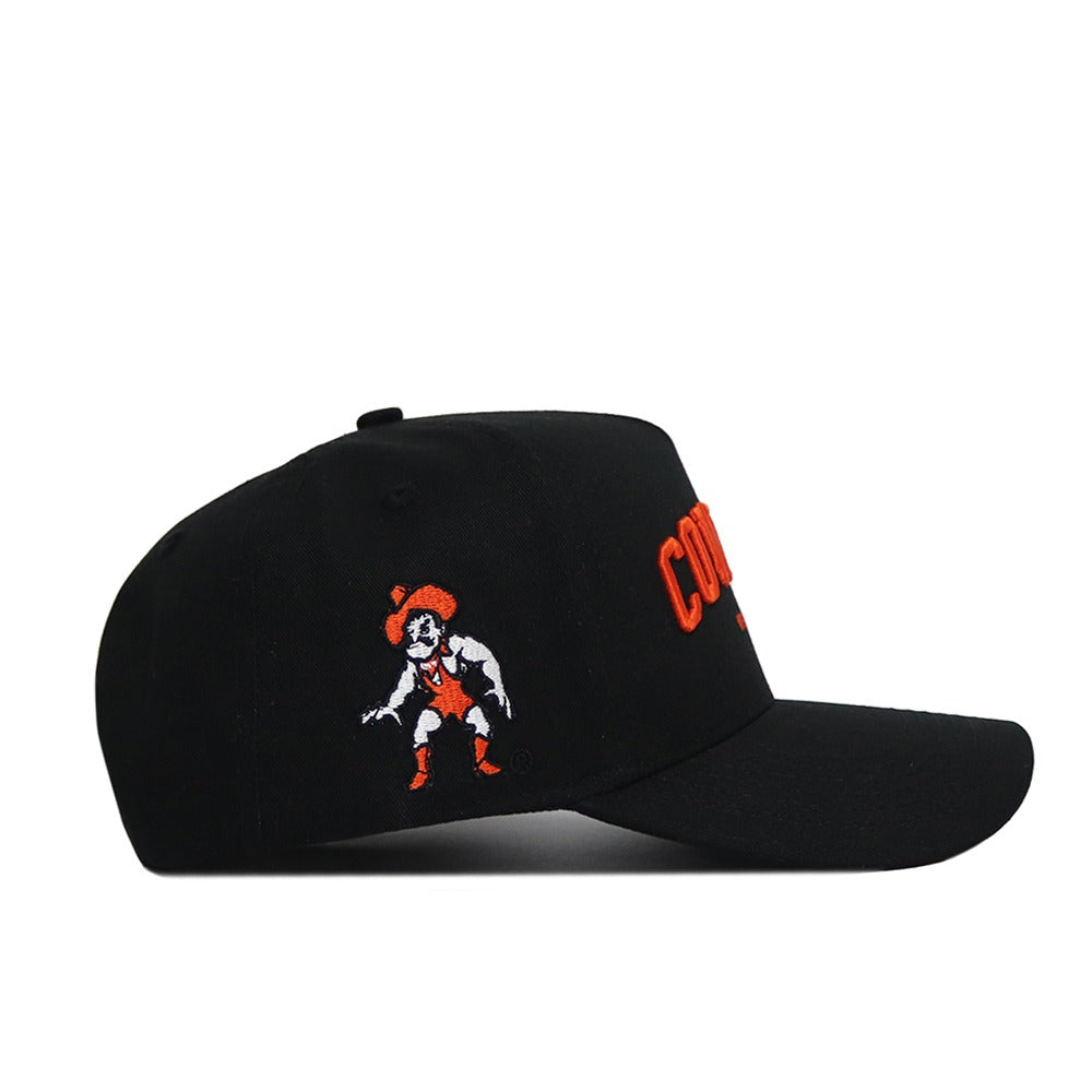 Oklahoma State Wrestling Hat - Blackout - No Rivals