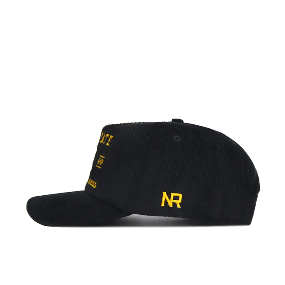 App State Vintage Cord Hat - Black - No Rivals