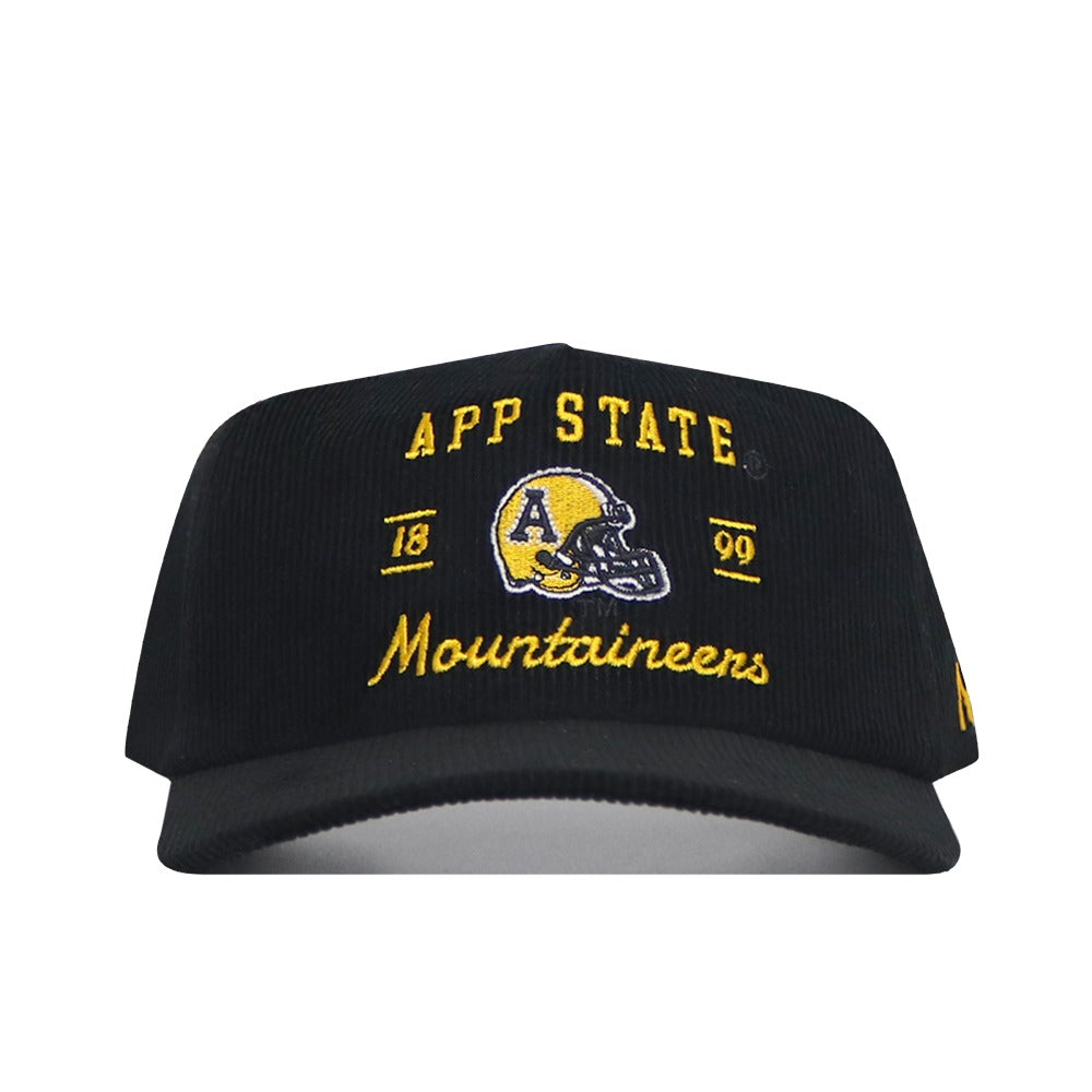 App State Vintage Cord Hat Black – No Rivals