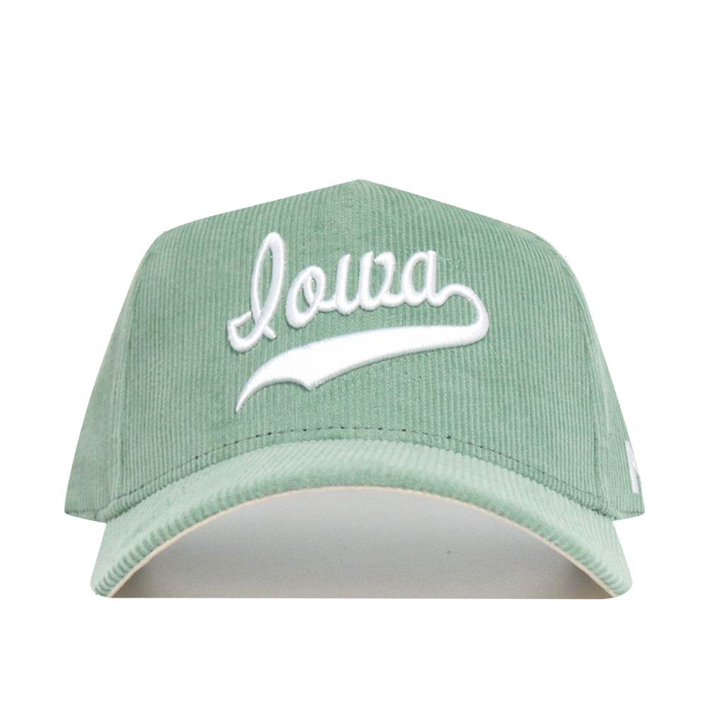Iowa Corduroy Hat - Structured - Spring Green (B2B) - No Rivals