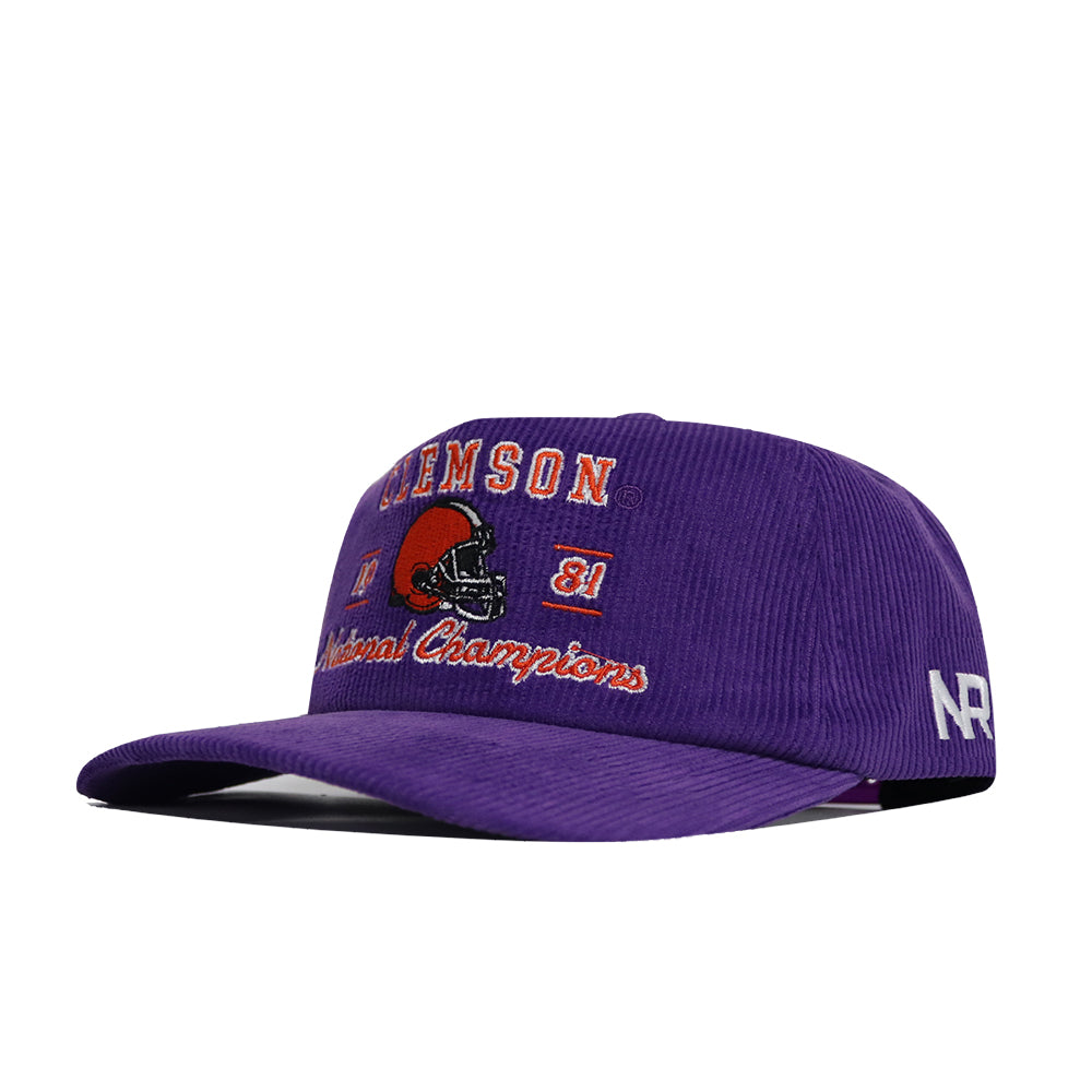 Clemson Vintage Natty Cord Hat - No Rivals