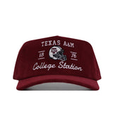 Texas A&M Vintage Cord Hat - No Rivals