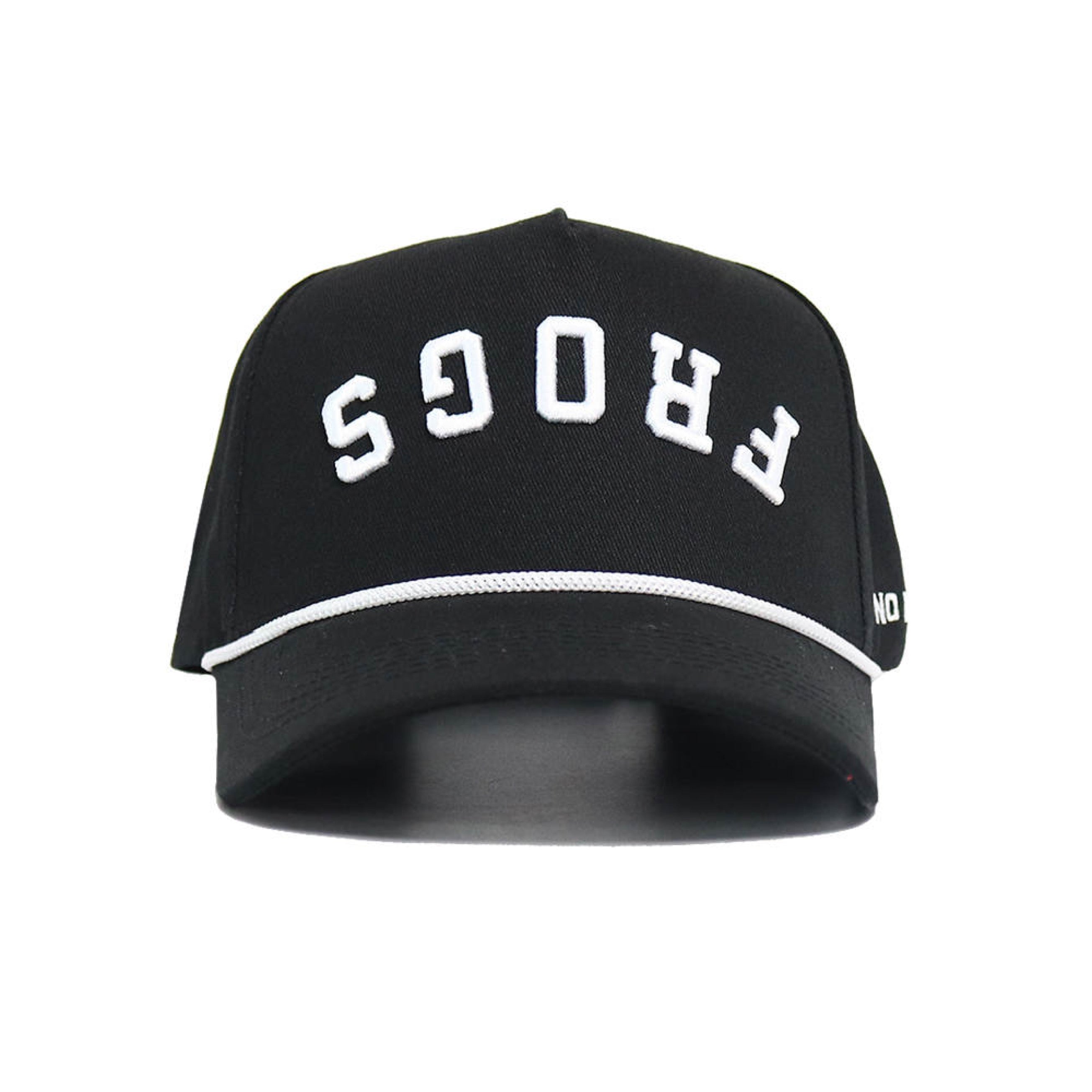 Upside Down FROGS Hat - TCU - Blackout - No Rivals