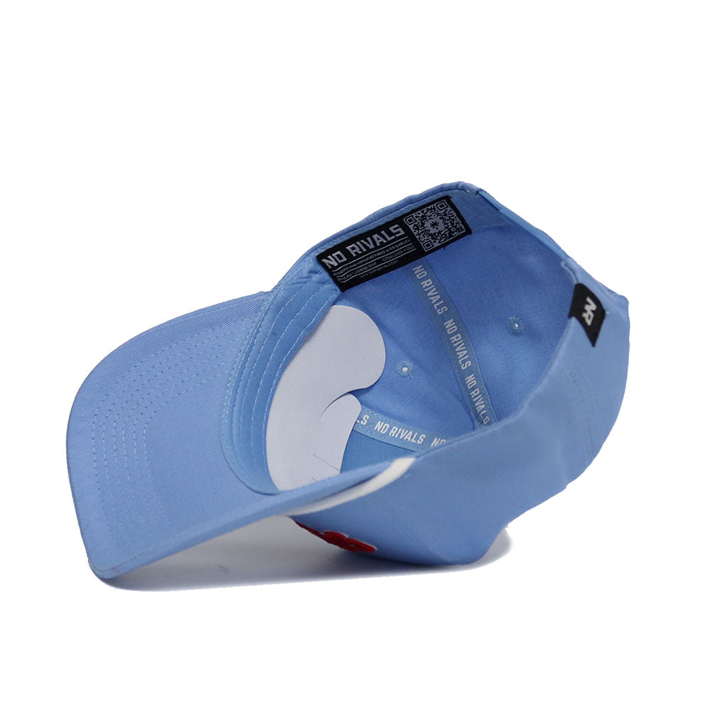 Upside Down Ole Miss REBELS Hat - Powder Blue - No Rivals