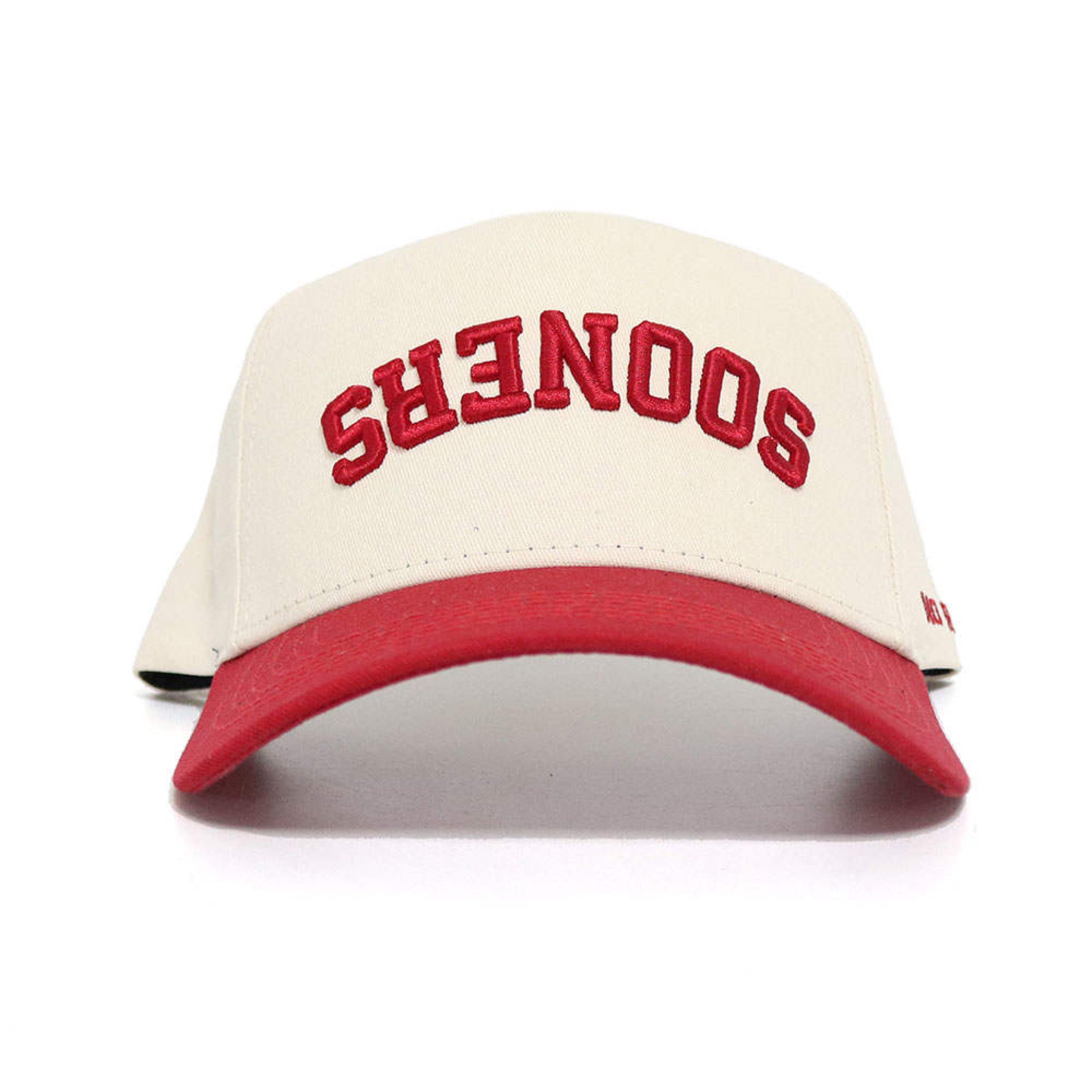 Upside Down SOONERS Hat - Classic Colors - No Rivals