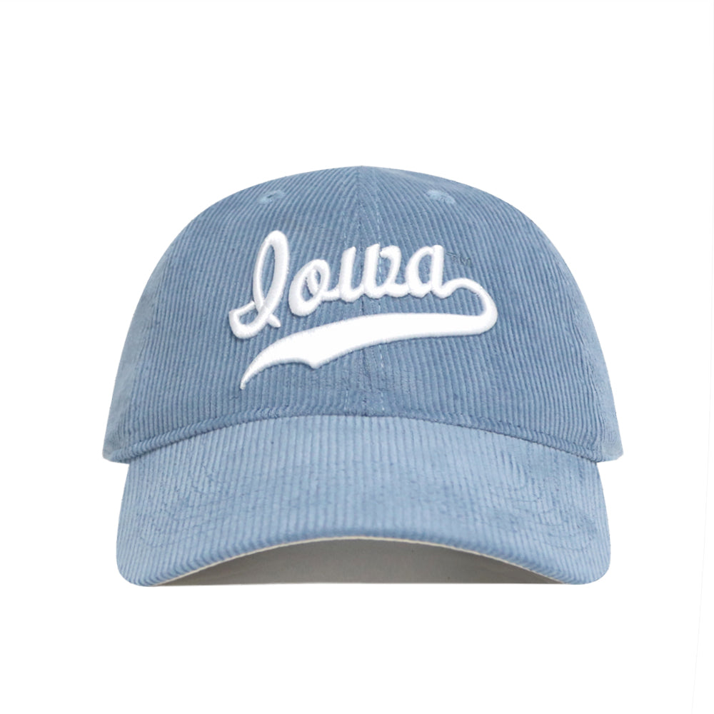 Iowa Corduroy Hat - Unstructured - Sky Blue - No Rivals