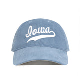 Iowa Corduroy Hat - Unstructured - Sky Blue - No Rivals