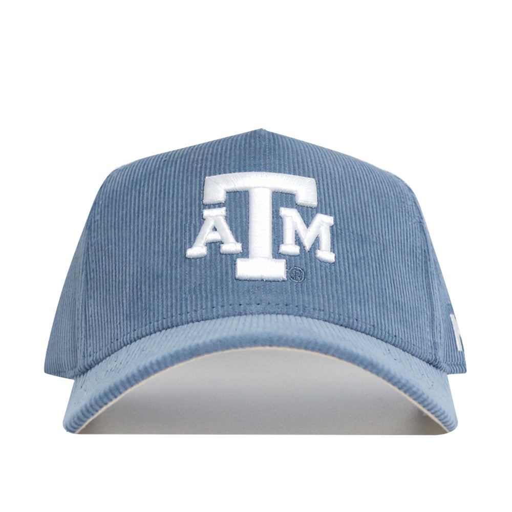 Texas A&M Corduroy Hat - Structured - Sky Blue (B2B) - No Rivals