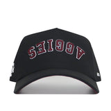 Upside Down Texas A&M AGGIES Hat - Blackout - No Rivals