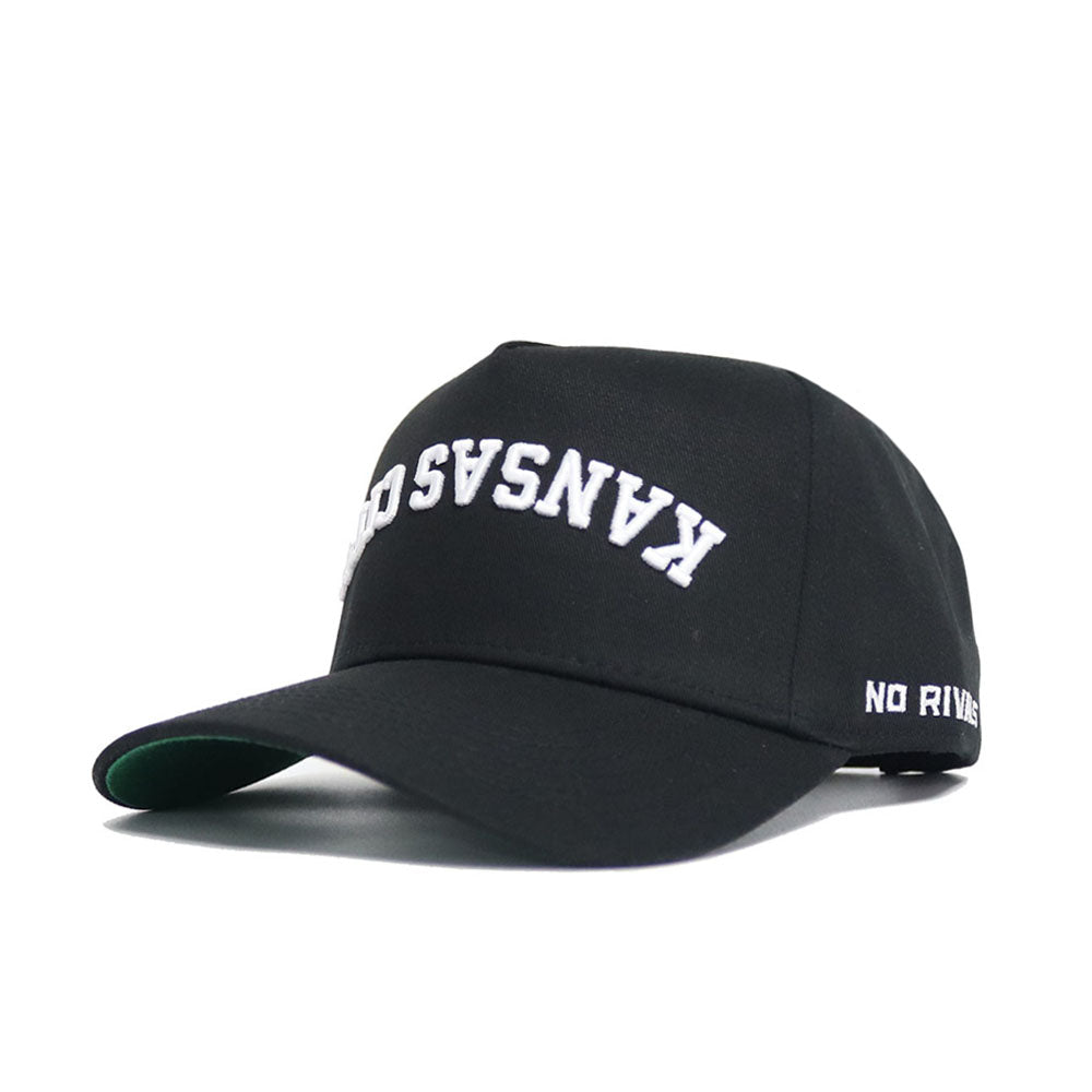 Upside Down KANSAS CITY Hat - Blackout - No Rivals
