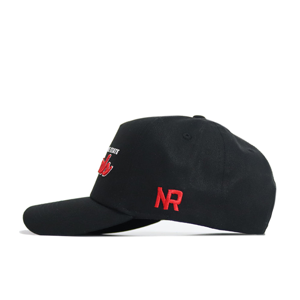 Illinois State Retro Script Hat - Blackout - No Rivals