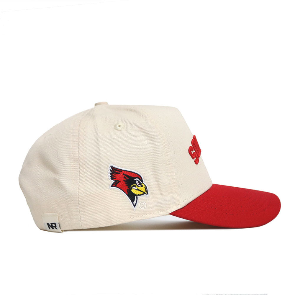 Upside Down REDBIRDS Hat - Illinois State - Classic Colors - No Rivals