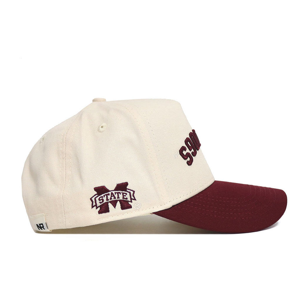 Upside Down BULLDOGS Hat - Mississippi State - Classic Colors - No Rivals
