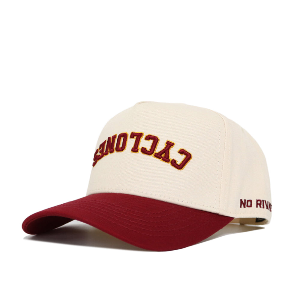Upside Down CYCLONES Hat - Iowa State - Classic Colors - No Rivals