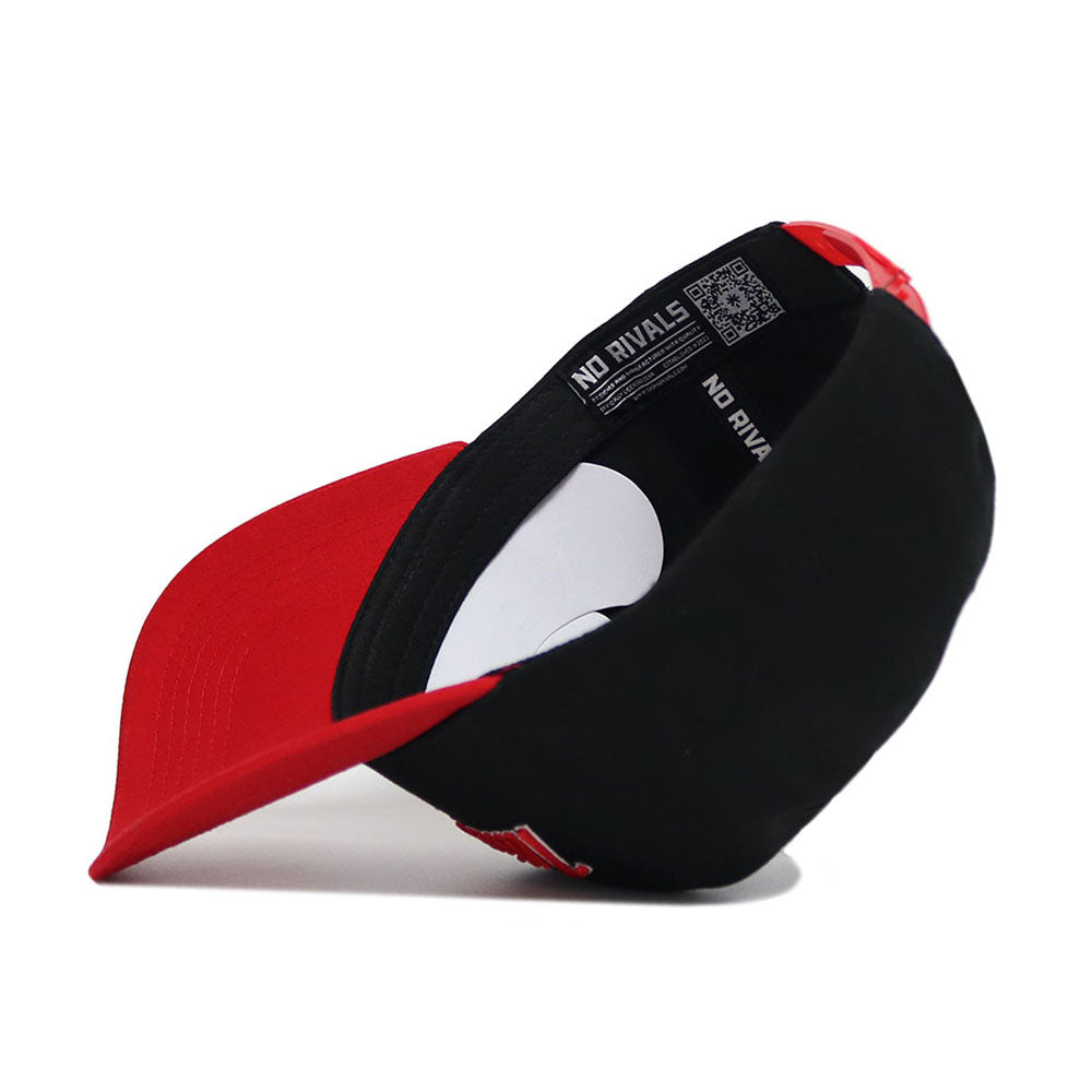 Illinois State Retro Script Hat - Black Classic - No Rivals