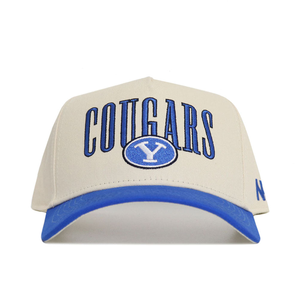 BYU COUGARS Retro Block Hat - No Rivals