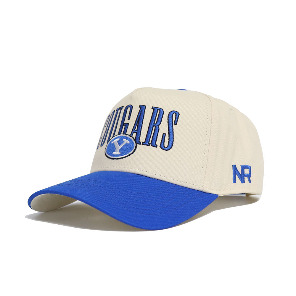 BYU COUGARS Retro Block Hat - No Rivals