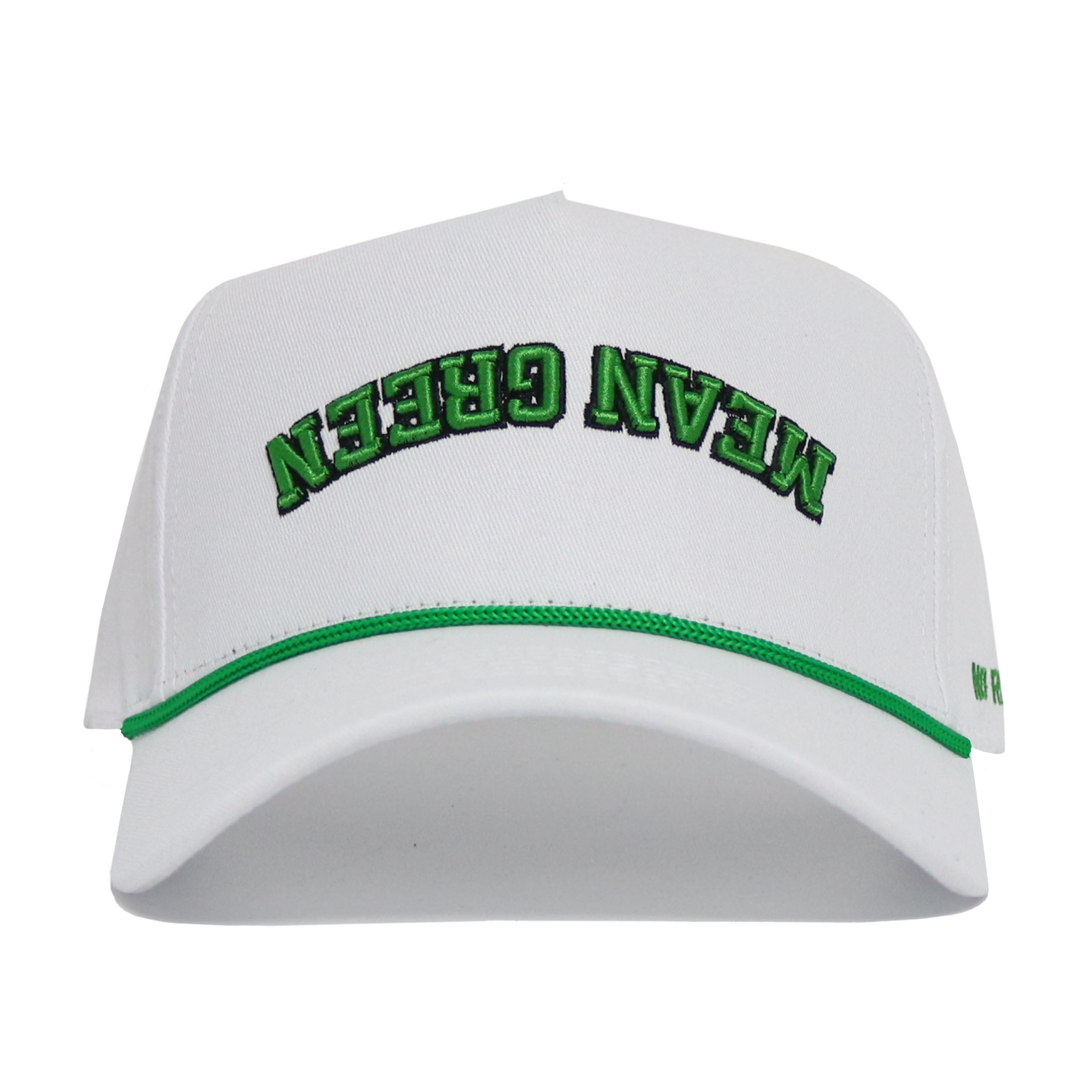 MEAN GREEN Hat - Whiteout - No Rivals