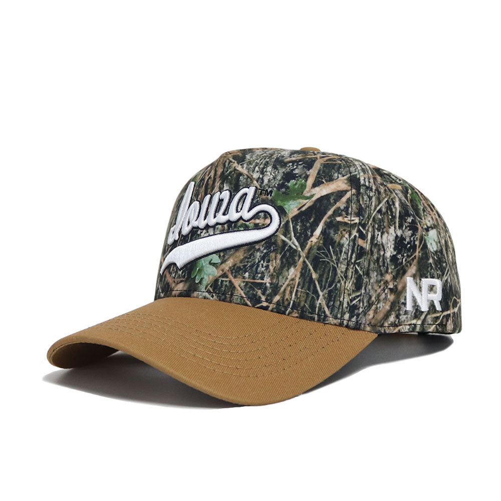 Iowa Script Camo Hat - Explorer Edition - No Rivals