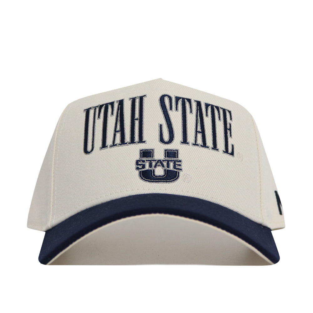 Utah State Retro Block Hat - No Rivals