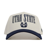 Utah State Retro Block Hat - No Rivals