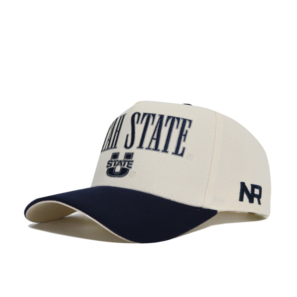 Utah State Retro Block Hat - No Rivals
