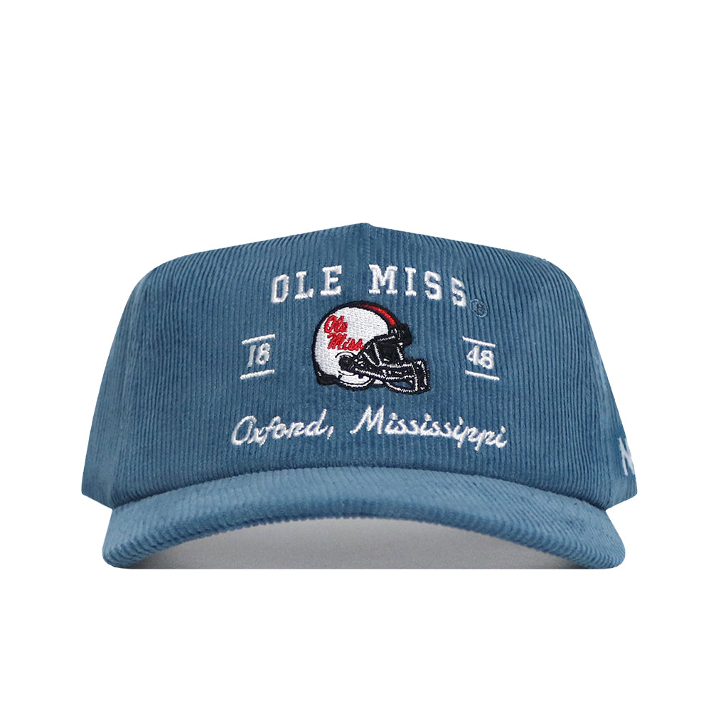 Ole Miss Vintage Cord Hat - Powder Blue - No Rivals