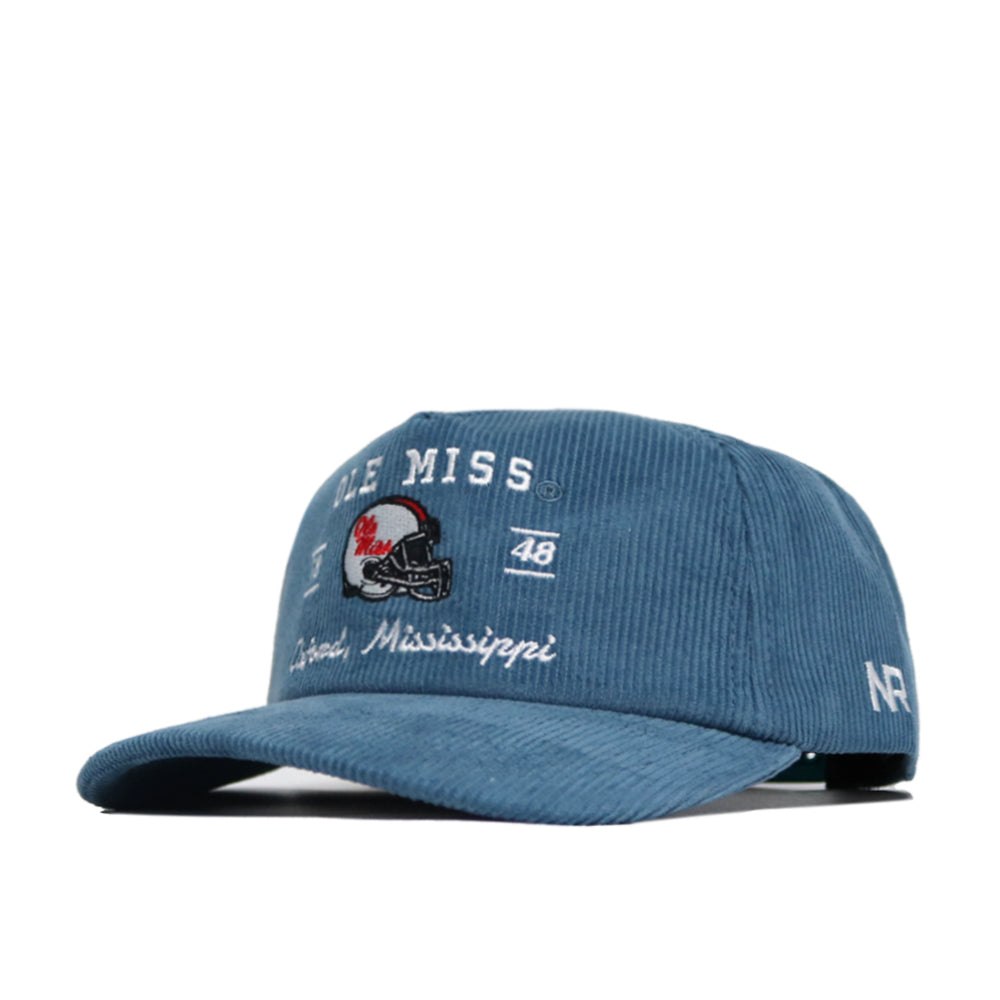 Ole Miss Vintage Cord Hat - Powder Blue - No Rivals