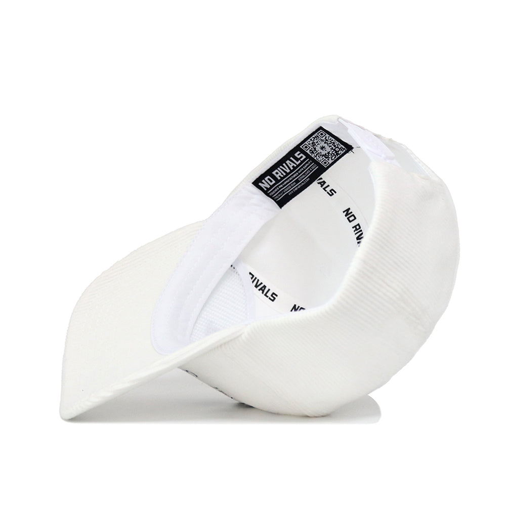 Ole Miss Vintage Cord Hat - White - No Rivals