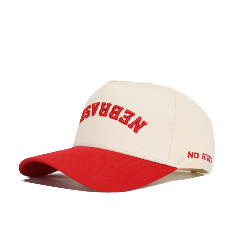 Upside Down Nebraska Hat - Classic Colors - No Rivals