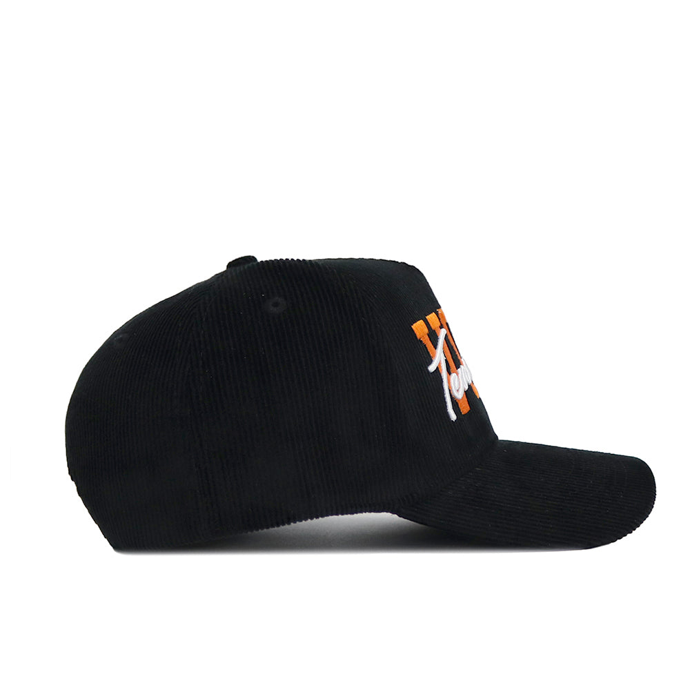 Tennessee Script Cord Hat - Black - No Rivals