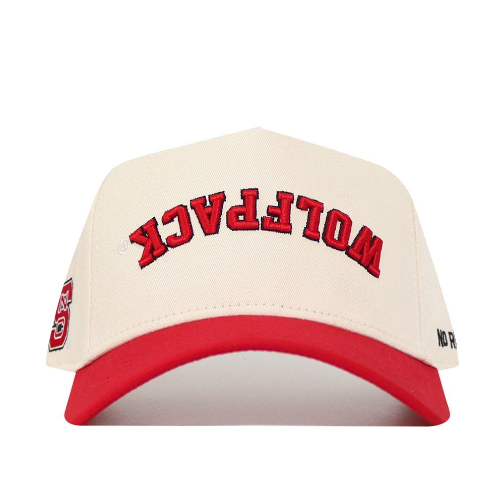 Upside Down WOLFPACK Hat - NC State - Classic Colors - No Rivals
