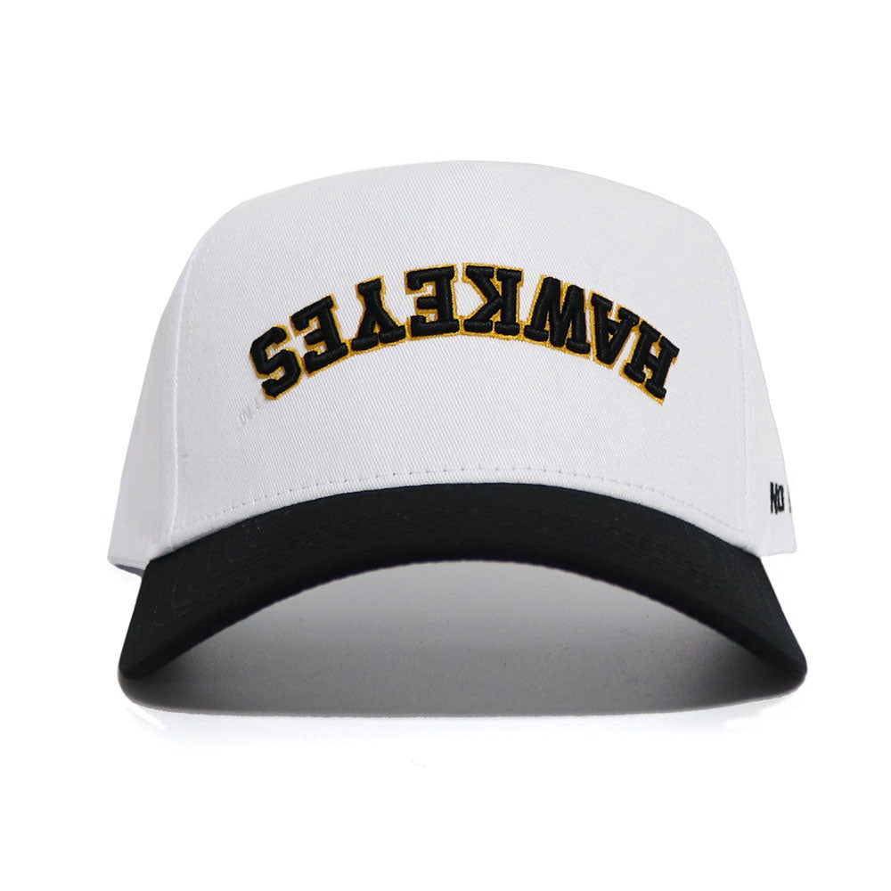 Upside Down HAWKEYES Hat - Classic Colors - No Rivals