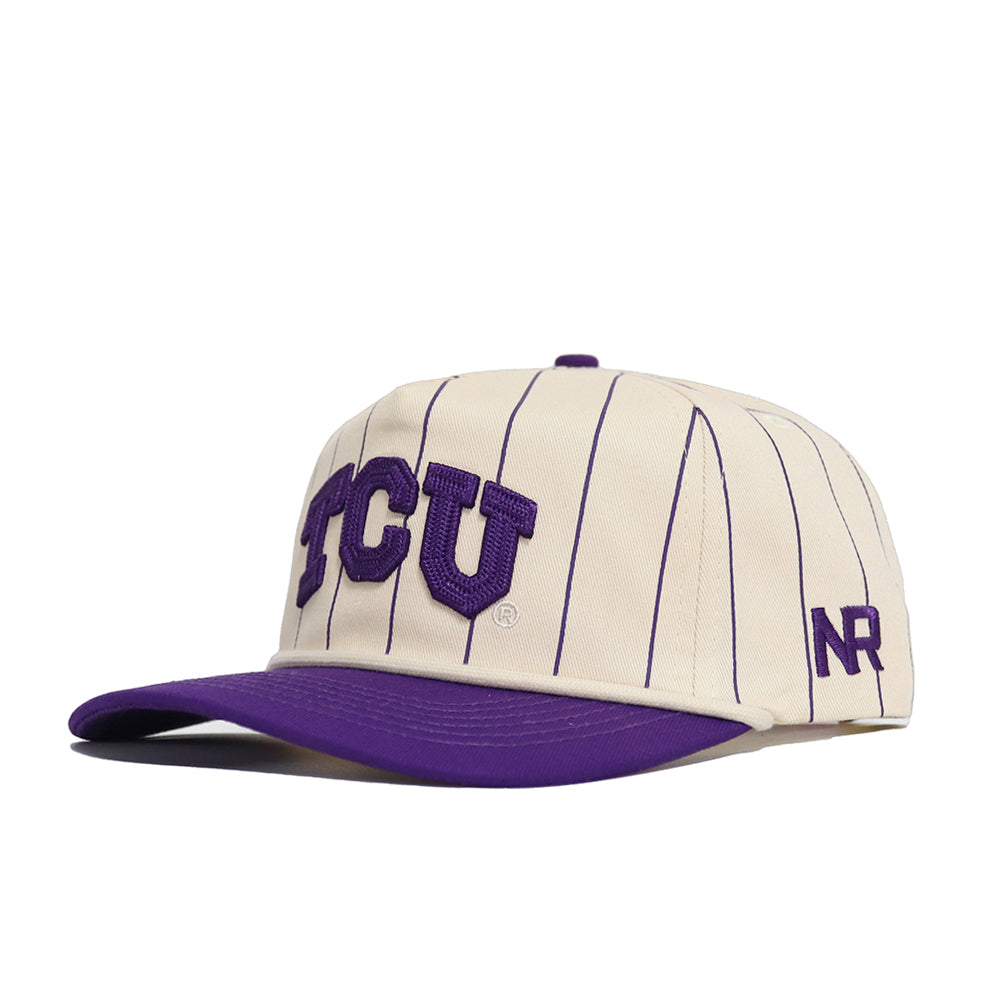TCU Pinstripe Hat - No Rivals
