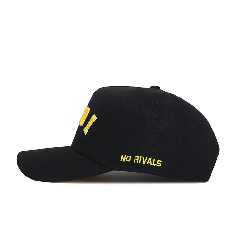 Upside Down IOWA Hat - Blackout - No Rivals