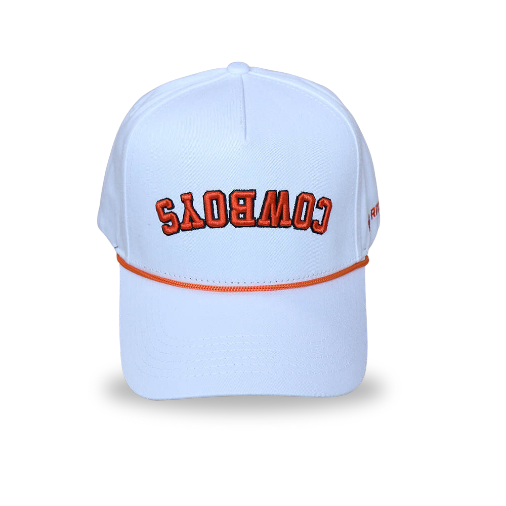 Upside Down COWBOYS Hat - Whiteout - No Rivals